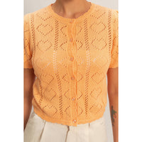 Knit Button Up Cardigan