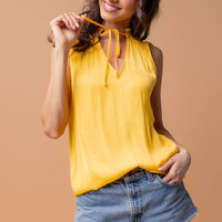 Smocked Shoulder Blouse