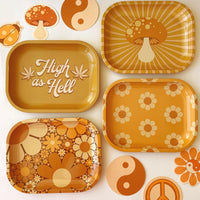 70s Floral Tray