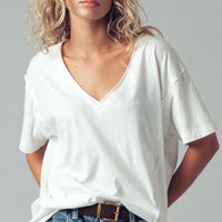 Vintage Wash V-Neck Tee