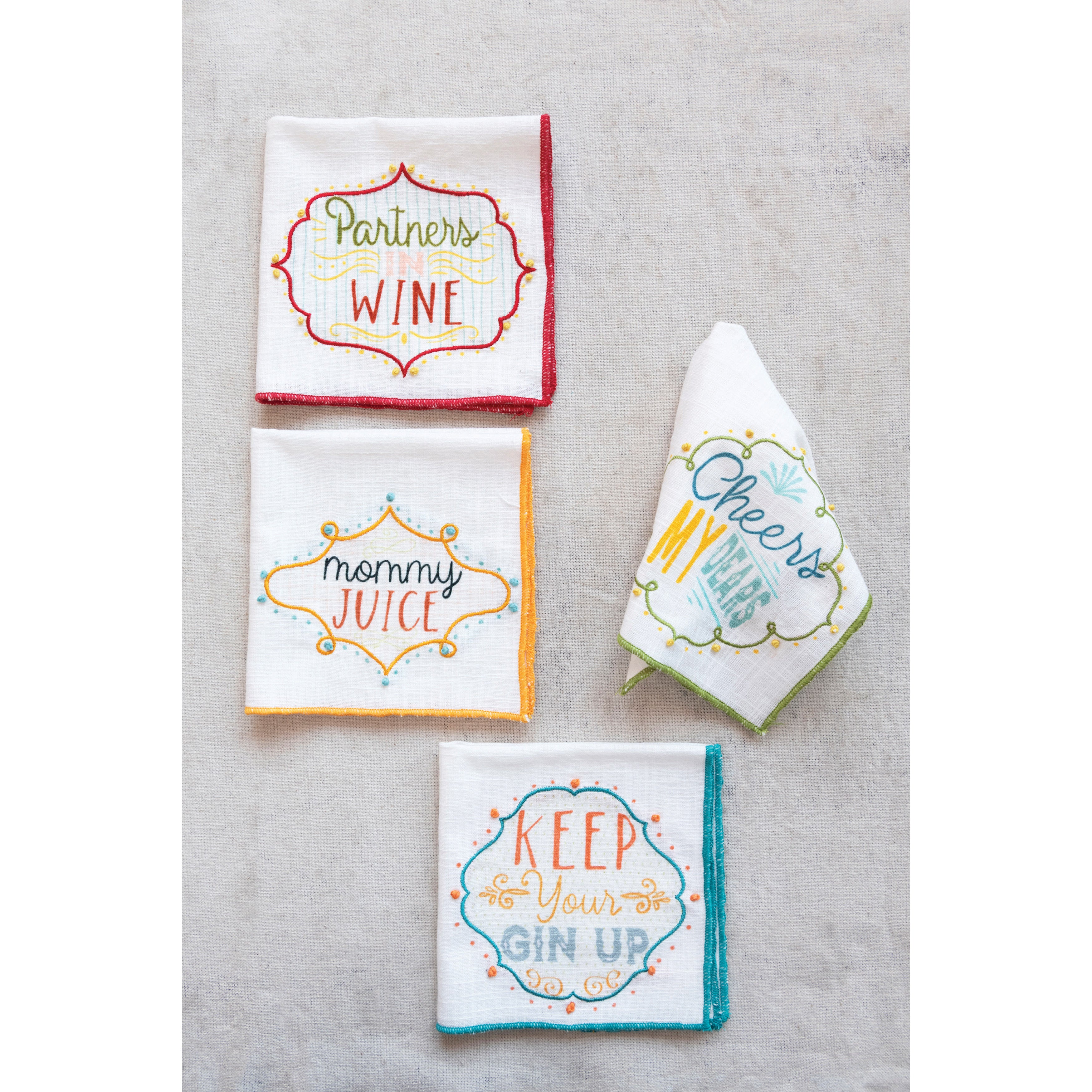 Napkins with Sayings Marmalade