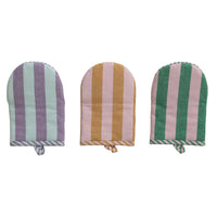 Cotton Striped Oven Mitt