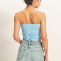 Ruched Bandeau Top