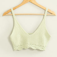 Crochet Knit Crop Top