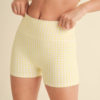 Gingham Mini Shorts