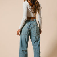 Drip Paint Denim