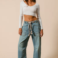 Drip Paint Denim