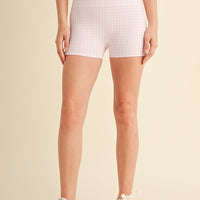Gingham Mini Shorts
