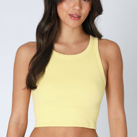 Chevron High Neck Crop