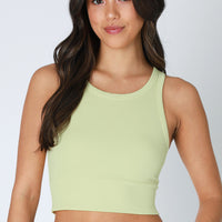 Chevron High Neck Crop