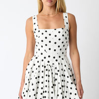 Puff Polka Dot Dress