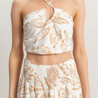 Leaf Halter Top