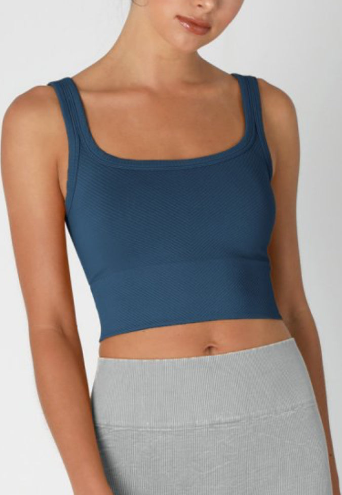 Chevron Scoop Neck