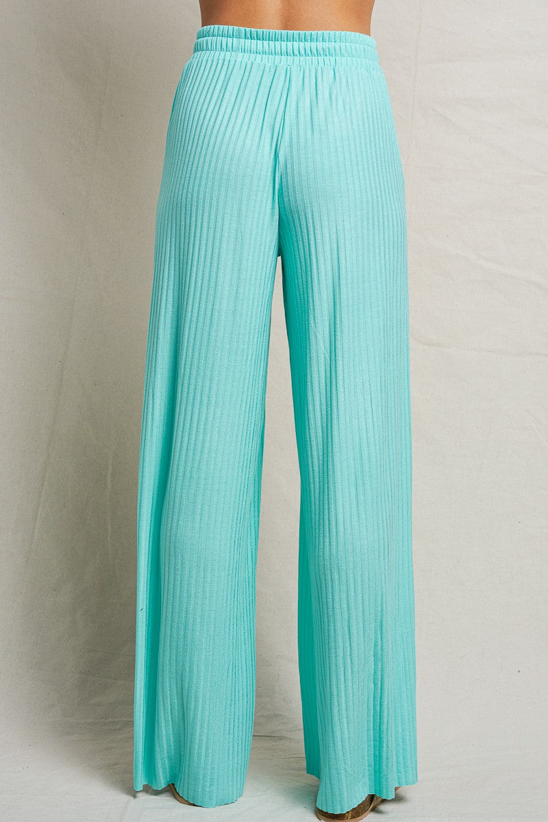 Wide Leg Knit Pants