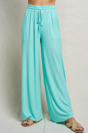 Wide Leg Knit Pants
