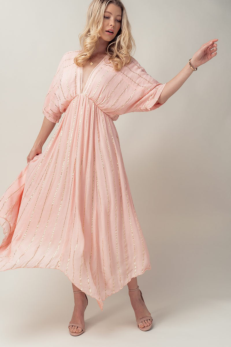 Bella Shimmer Maxi Dress