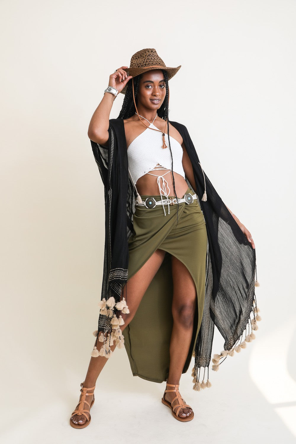 Tassel Kimono