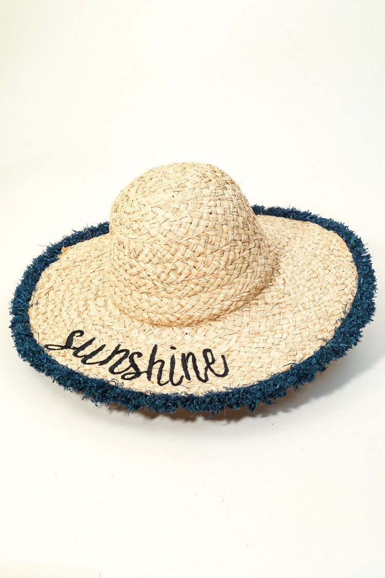 Sunshine Rafia Hat