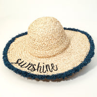 Sunshine Rafia Hat