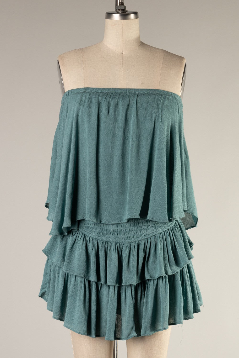 Teal Lapa Romper