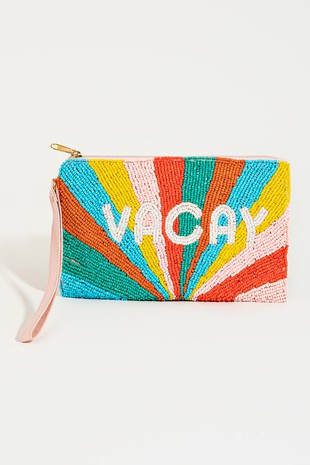 Beaded Vacay Pouch