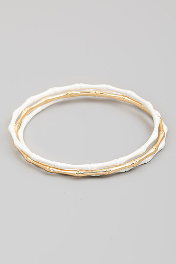Bamboo Bangle Stack