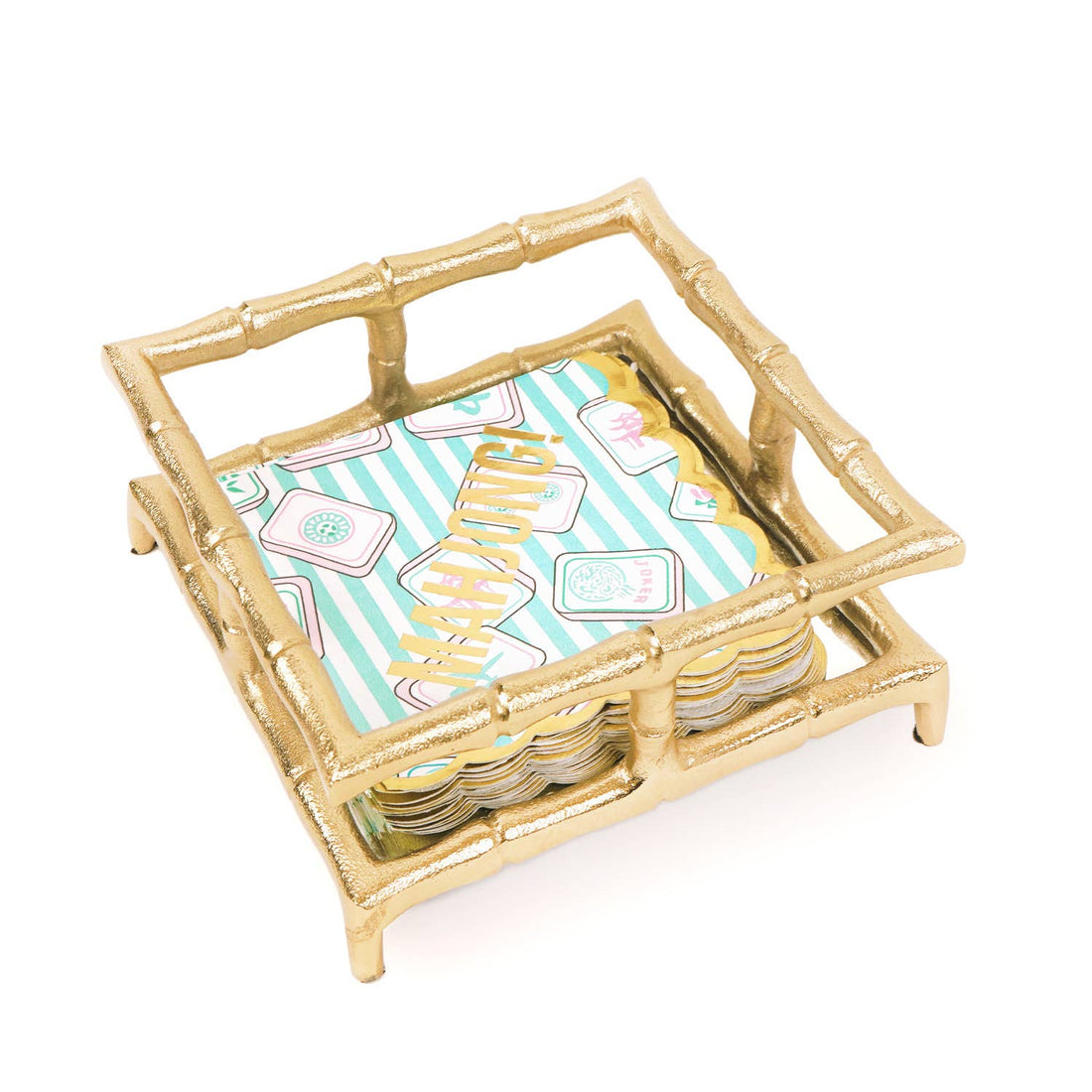 Mahjong Beverage Napkins