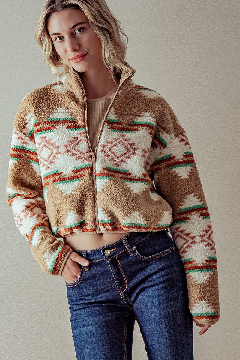 Aztec Sherpa Jacket