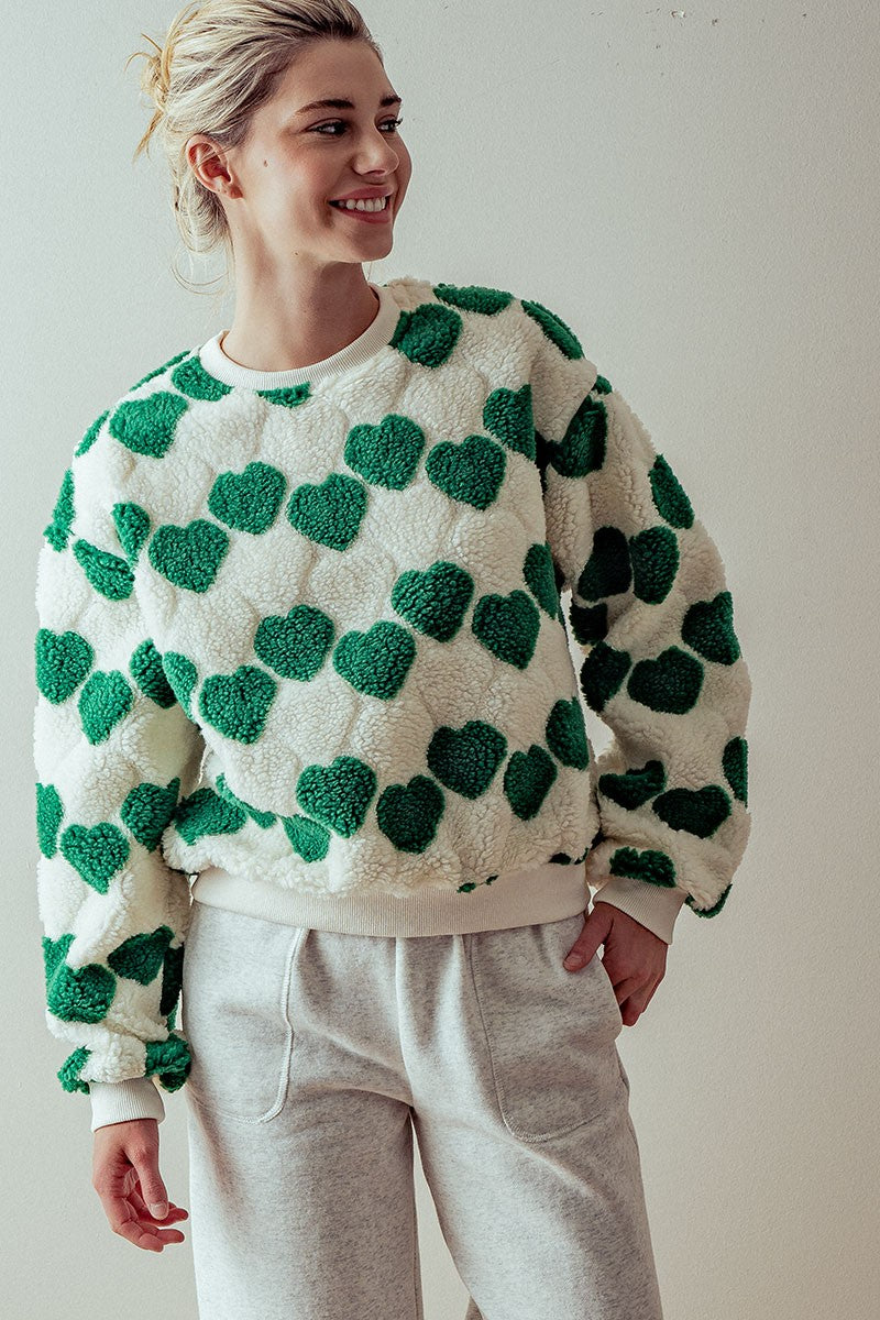 Holiday Heart Pullover