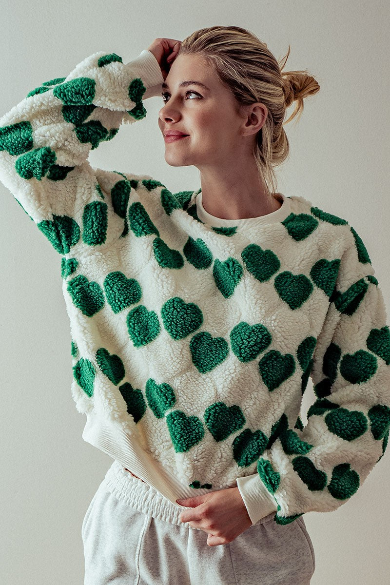 Holiday Heart Pullover