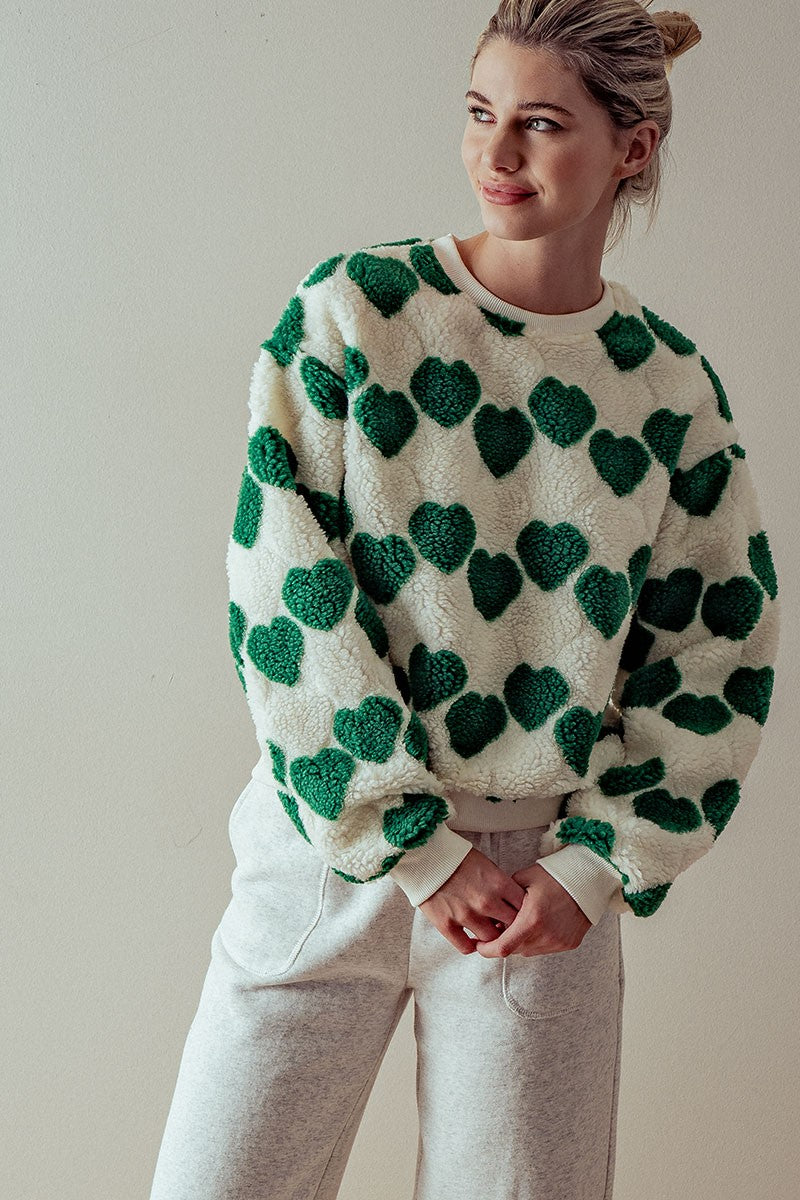Holiday Heart Pullover
