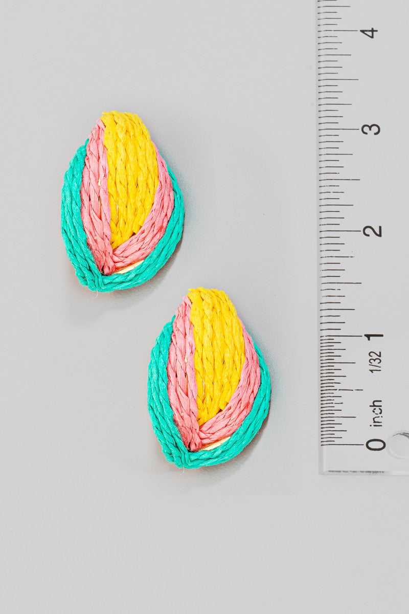 Straw Earrings
