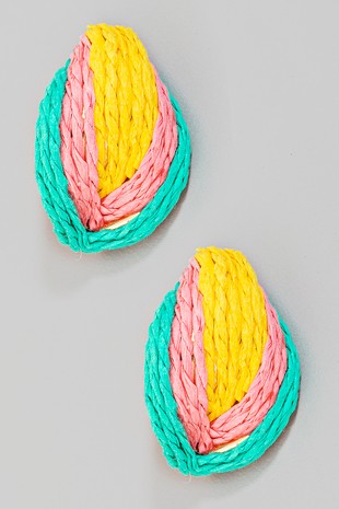 Straw Earrings