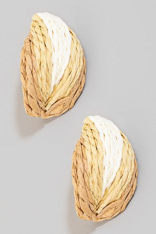 Straw Earrings