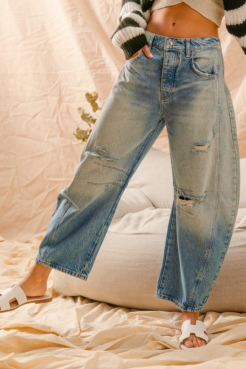 Mid Rise Skater Jean