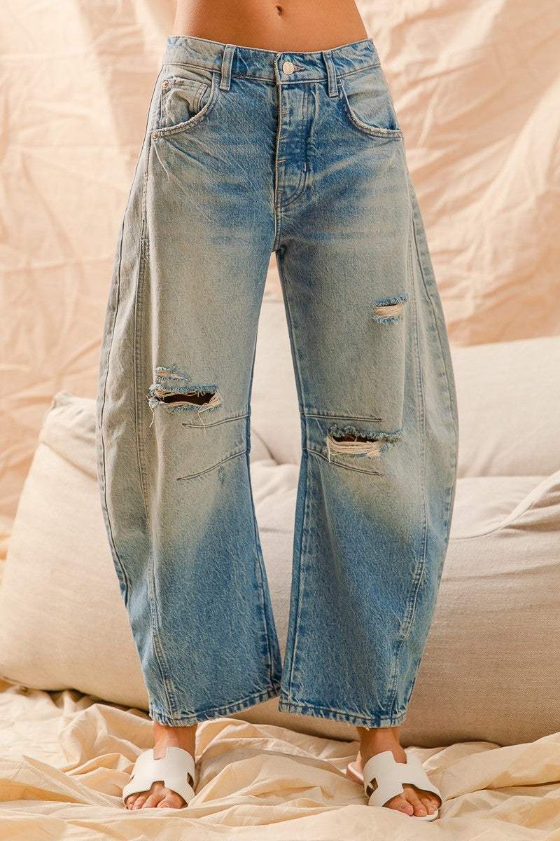 Mid Rise Skater Jean