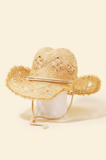 Straw Fringe Hat