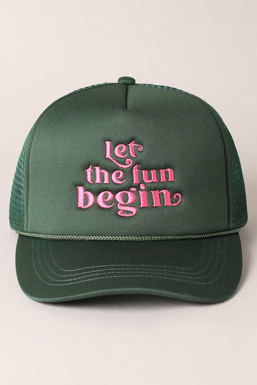 Let the Fun Begin Trucker