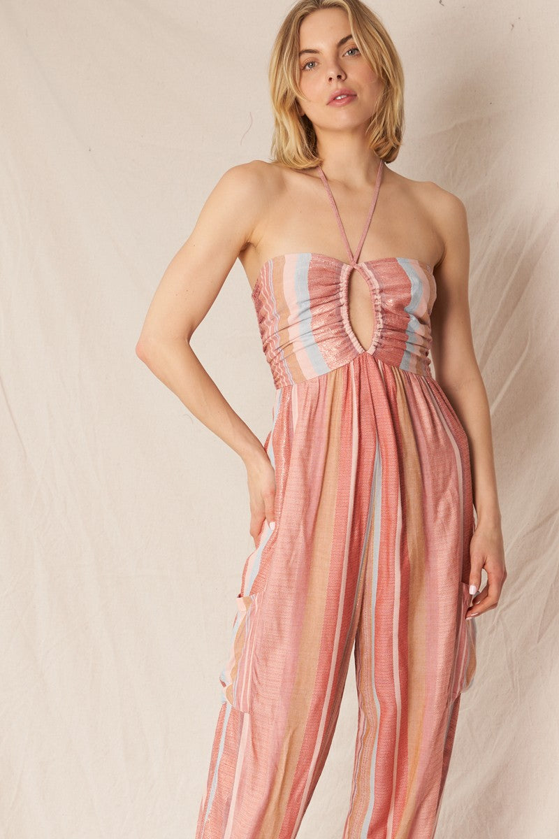 Candy Halter Jumpsuit