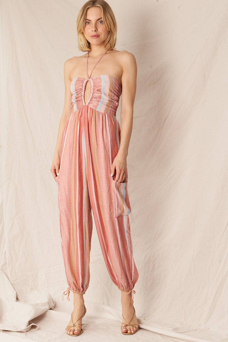 Candy Halter Jumpsuit