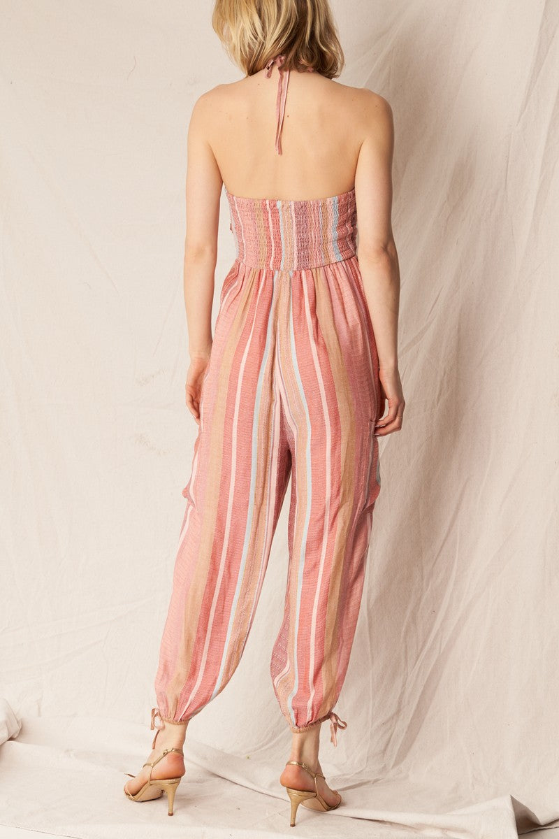 Candy Halter Jumpsuit