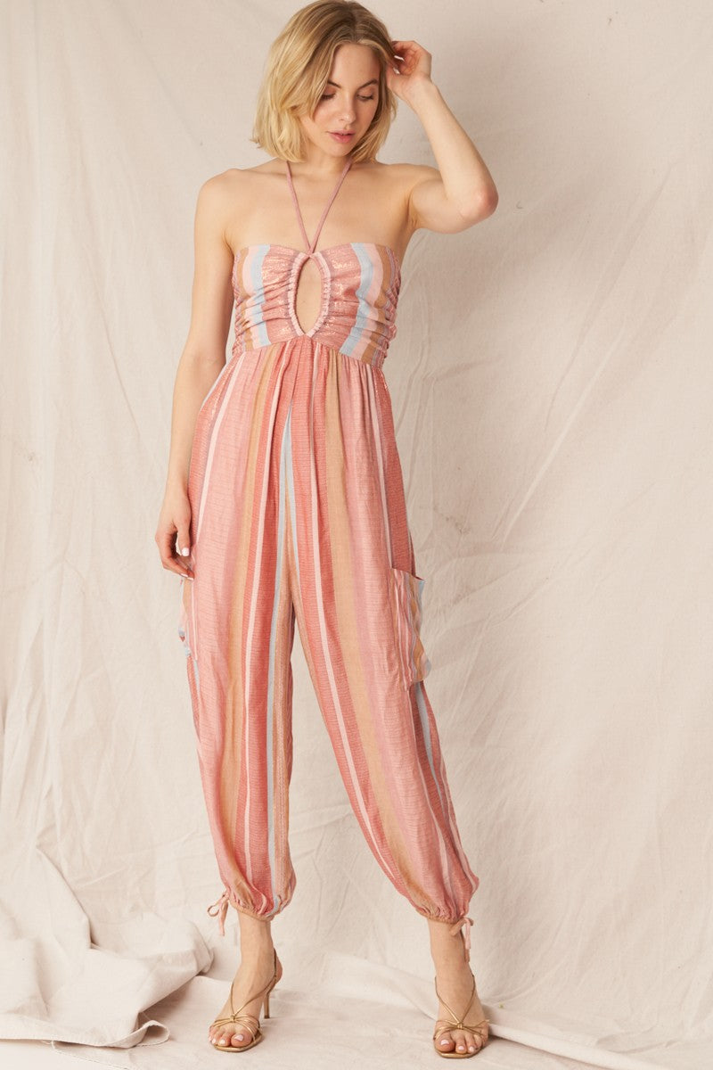 Candy Halter Jumpsuit