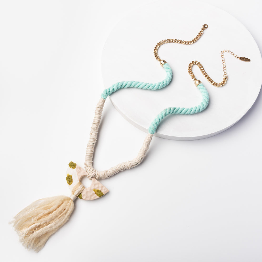 Cord Tassel Necklace