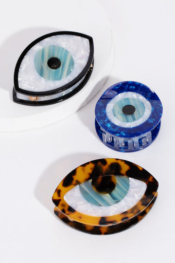 Evil Eye Hair Clip