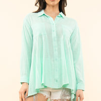 Mint High Low Coverup