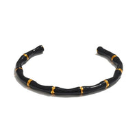 Enamel Bamboo Cuff