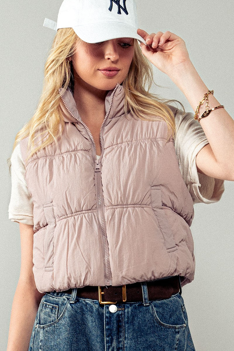 Quilted Puffer Vest