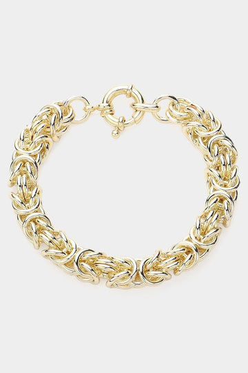 Gold Dipped Link Bracelet