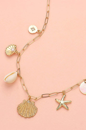 Beach Girl Charm Necklace