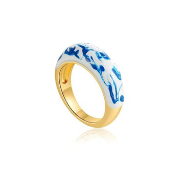 Gold & Enamel Ring